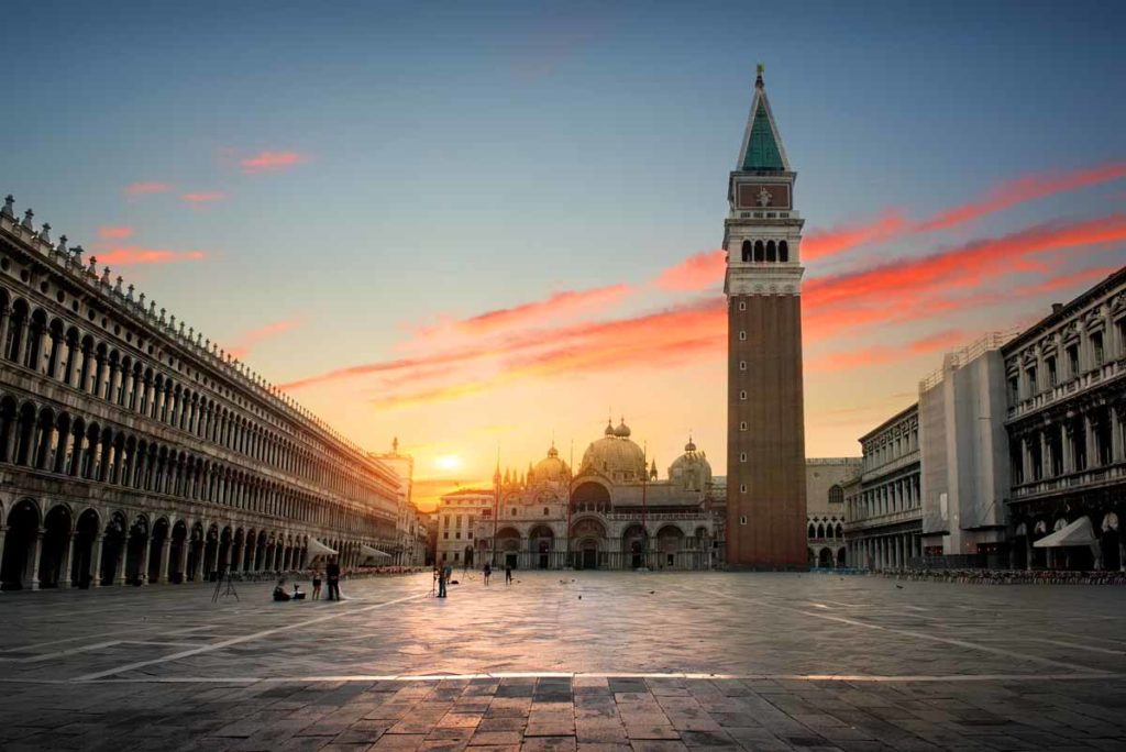 visiter la place san marco en amoureux a Venise