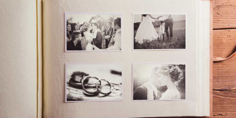 faire imprimer un album souvenir de photos de mariage