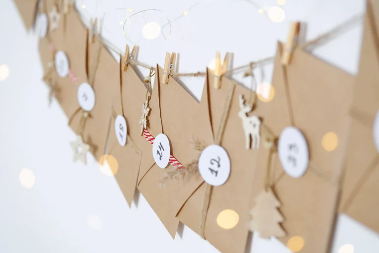 Créez vous-même un calendrier de l’Avent tendance en récup’