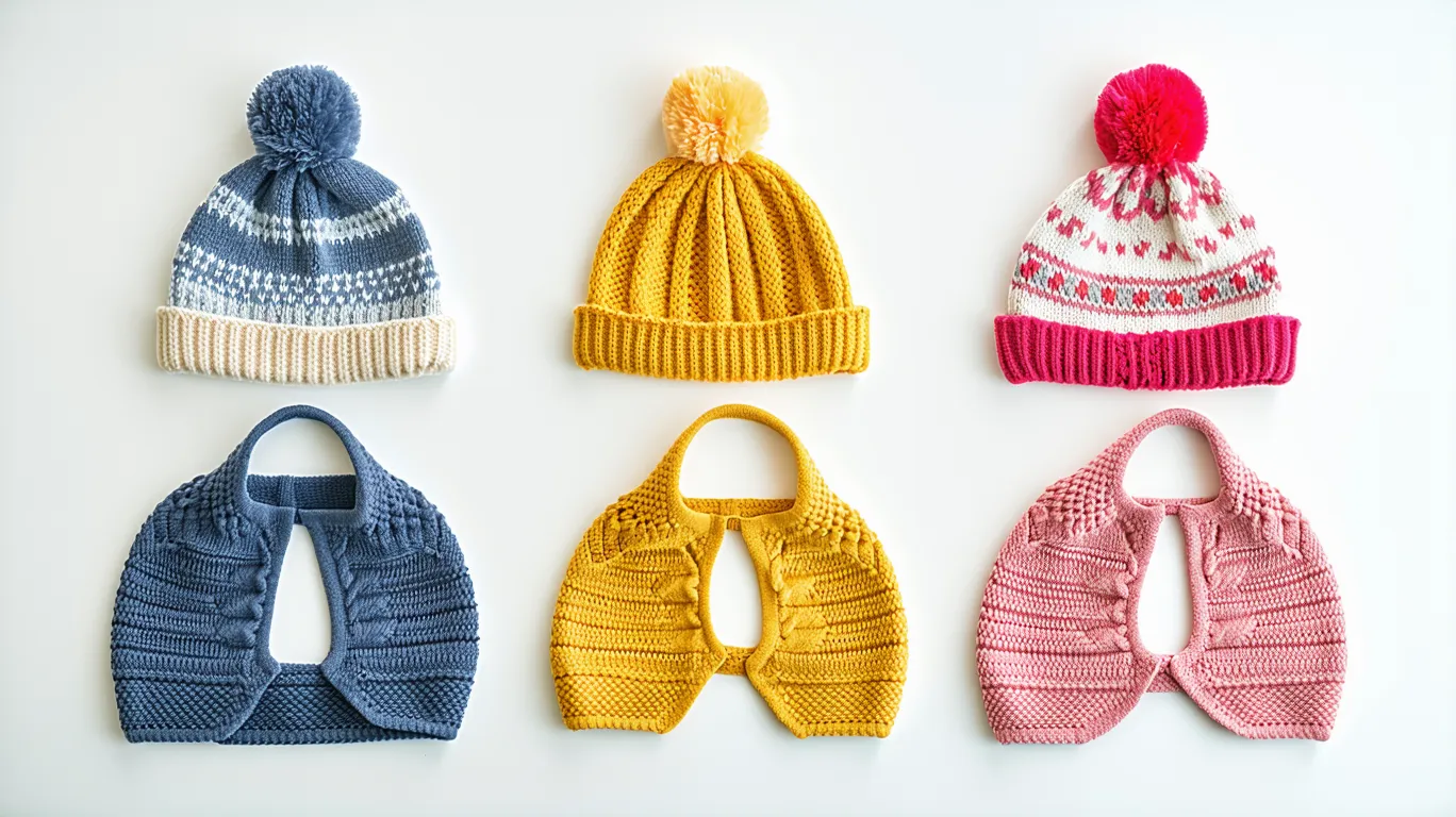 Tricoter pour bébé : modèles gratuits de bonnets, chaussons et ponchos