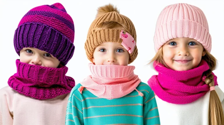 Ces snoods pour enfants à tricoter vous-même (modèles téléchargeables)