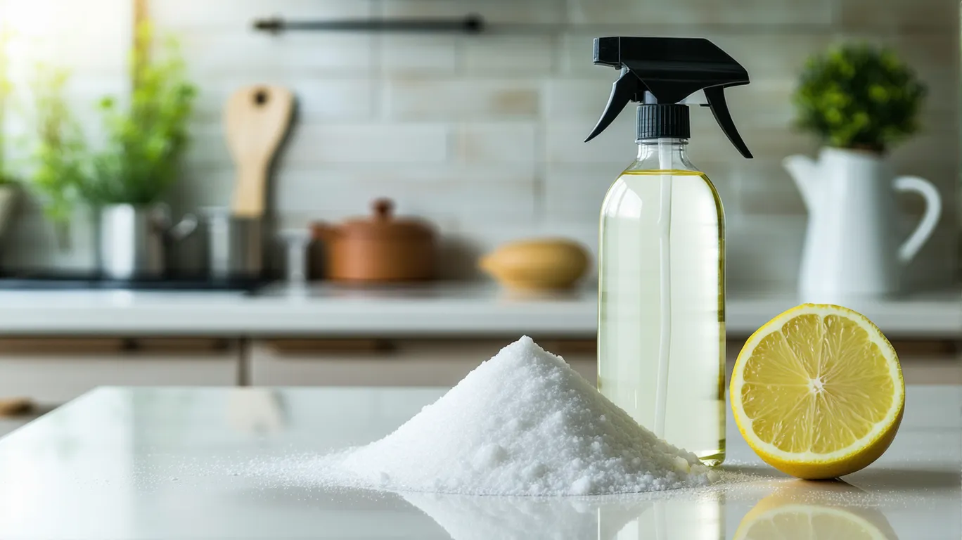Nettoyants multi-surfaces naturels : bicarbonate et vinaigre blanc
