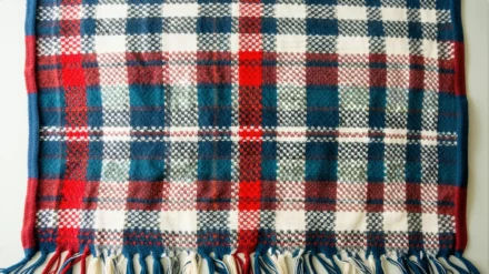 Plaid en grosses mailles sans aiguilles : la tendance du moment