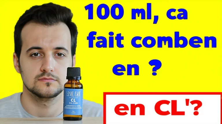 100 ml, ça fait combien en cl ?