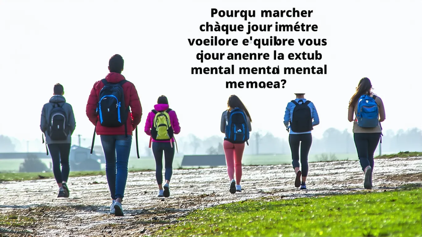 Pourquoi marcher chaque jour améliore votre équilibre mental
