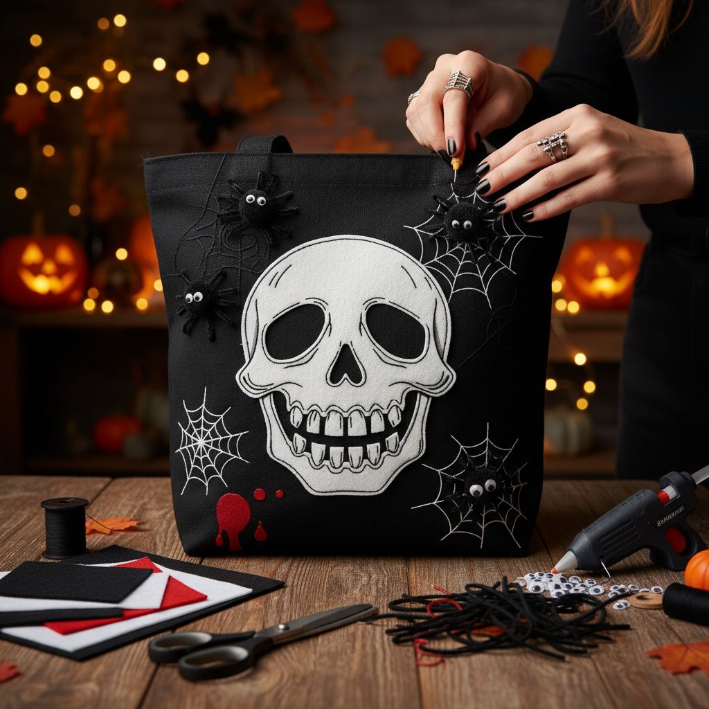 Halloween DIY : créez un tote bag effrayant en 30 minutes faciles