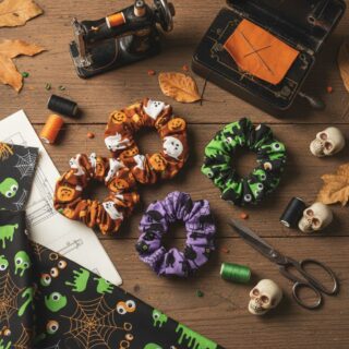 Chouchou Halloween: le tuto couture facile et incroyable pour débutantes