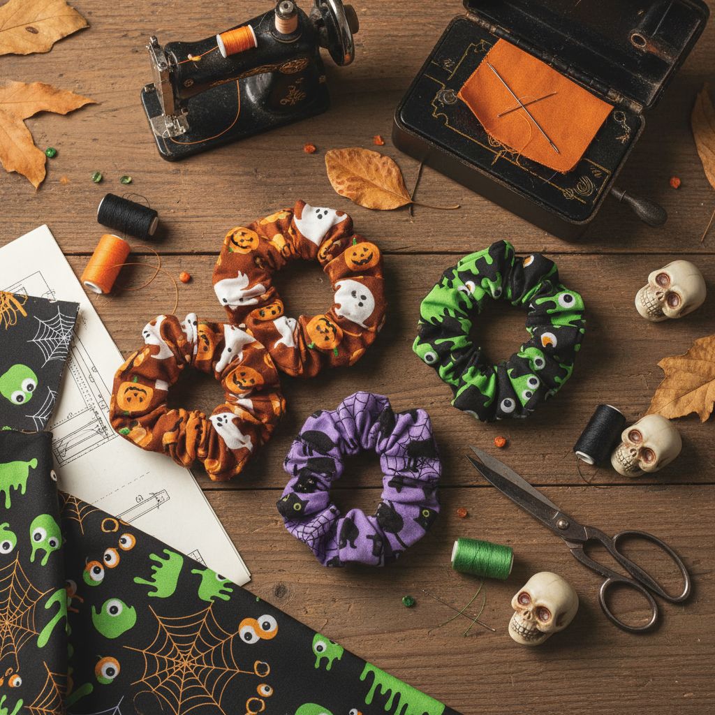 Chouchou Halloween: le tuto couture facile et incroyable pour débutantes