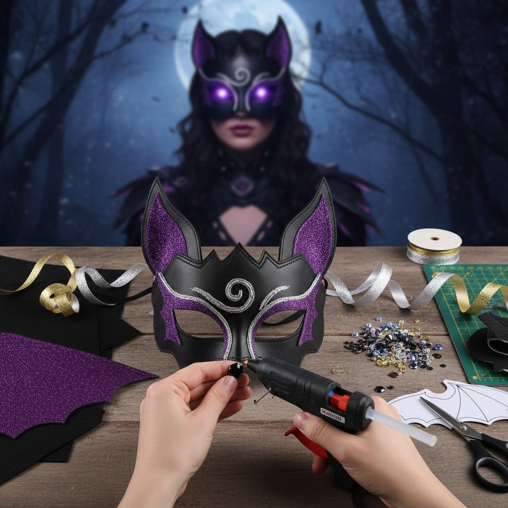 Masque chauve-souris : créez un modèle époustouflant facilement