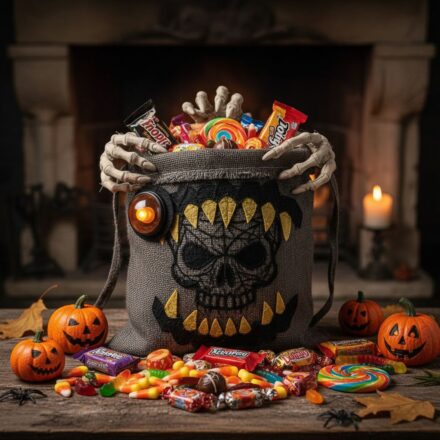 Sac à bonbons Halloween : créez votre accessoire effrayant parfait