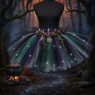 Créer une jupe tutu de sorcière: la méthode sans couture