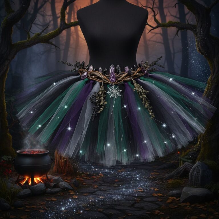 Créer une jupe tutu de sorcière: la méthode sans couture