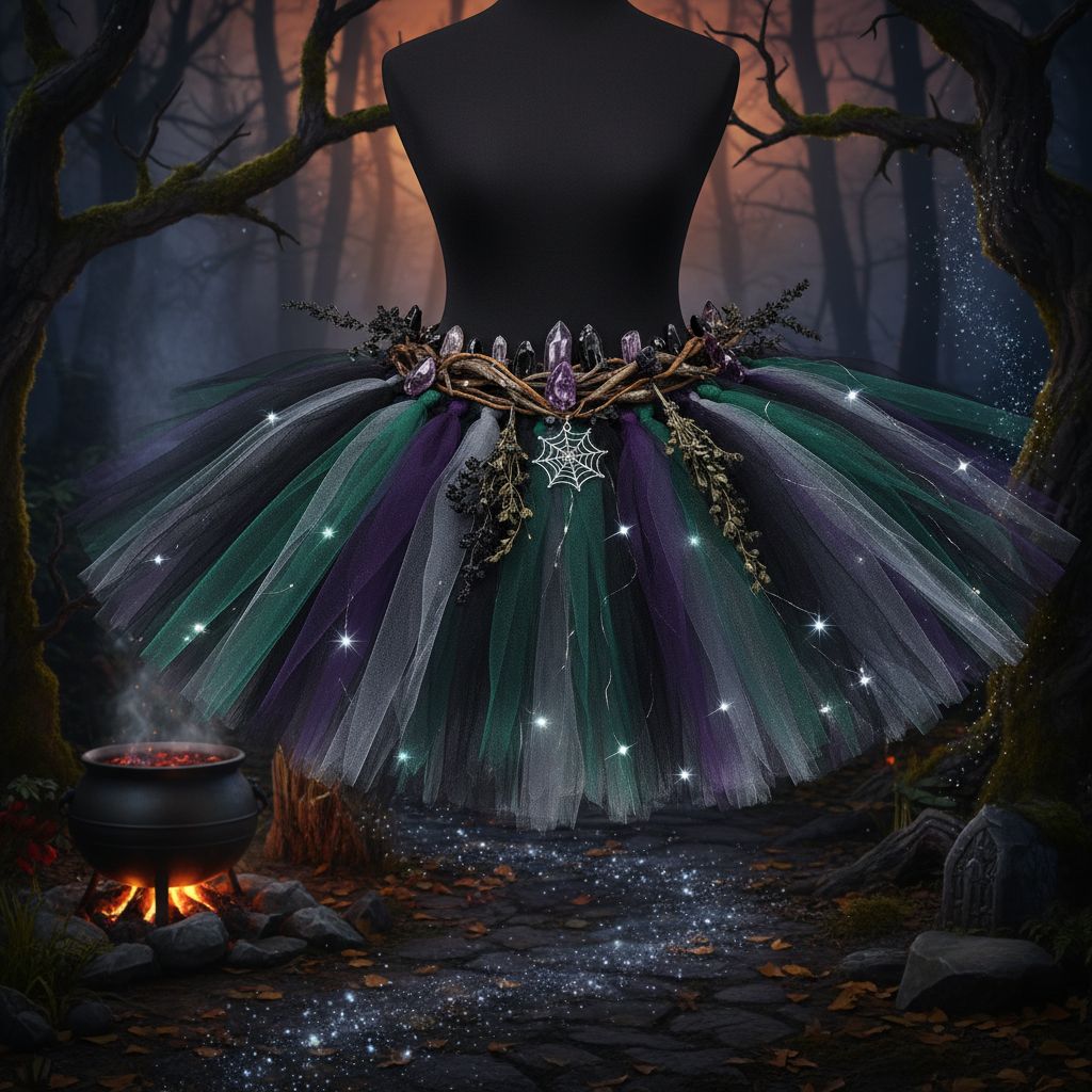 Créer une jupe tutu de sorcière: la méthode sans couture