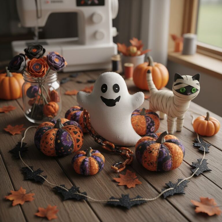 Recyclage Halloween : 8 idées étonnantes pour vos chutes de tissu