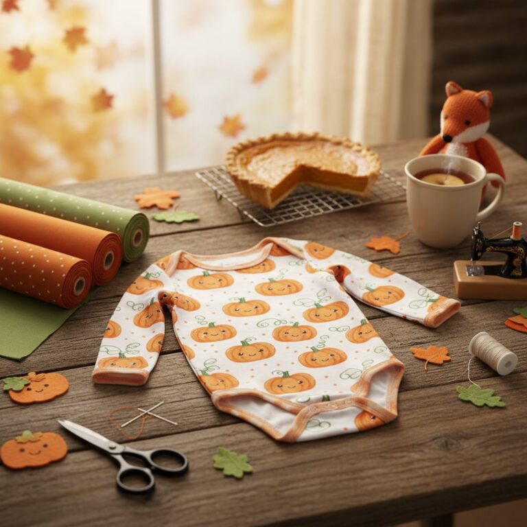 Tuto citrouille : comment créer un adorable body bébé facilement