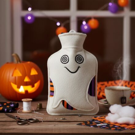 Coudre une bouillotte fantôme : L’indispensable création d’Halloween